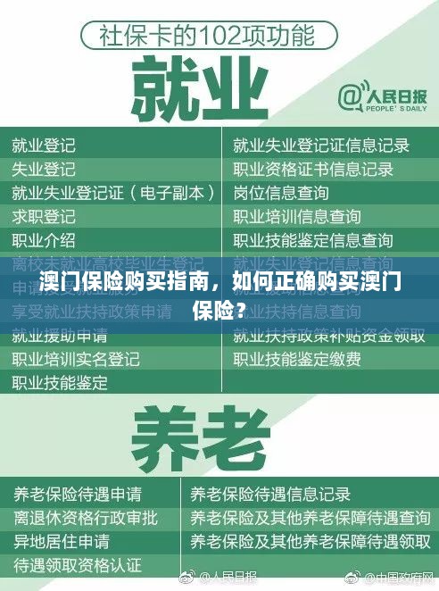 澳门保险购买指南，如何明智选择澳门保险产品？-图1