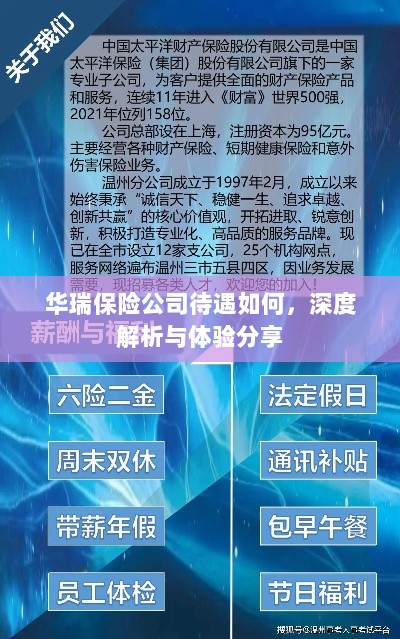 华瑞保险公司待遇深度解析与体验分享-图1 华瑞保险公司待遇深度解析与体验分享-图1
