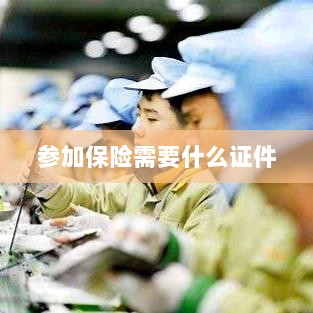参加保险所需证件概览-图1 参加保险所需证件概览-图1