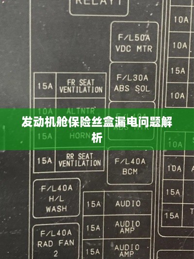 发动机舱保险丝盒漏电问题深度解析-图1 发动机舱保险丝盒漏电问题深度解析-图1