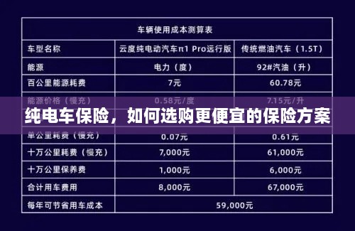 纯电车保险，如何挑选更经济的保险方案？-图1
