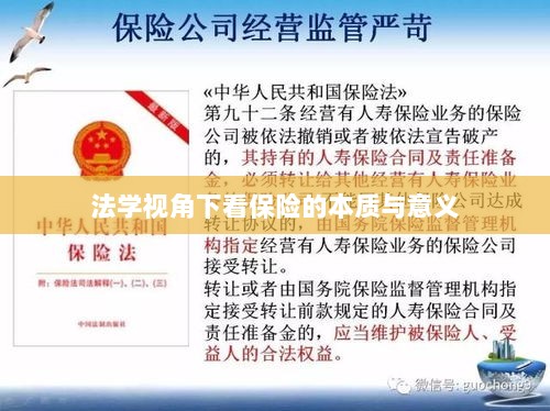 法学视角看保险的本质与意义解析-图1