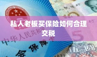 私人老板如何合理购买保险并交税指南-图1 私人老板如何合理购买保险并交税指南-图1