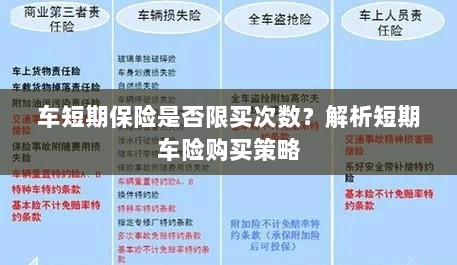 车短期保险购买次数有限制吗?解读短期车险购买策略-图1 车短期保险购买次数有限制吗?解读短期车险购买策略-图1