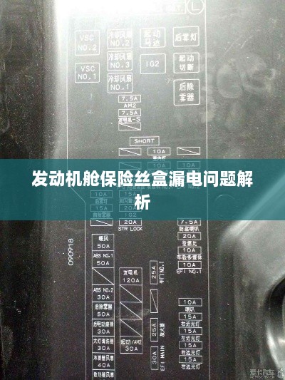 发动机舱保险丝盒漏电问题深度解析-图1 发动机舱保险丝盒漏电问题深度解析-图1
