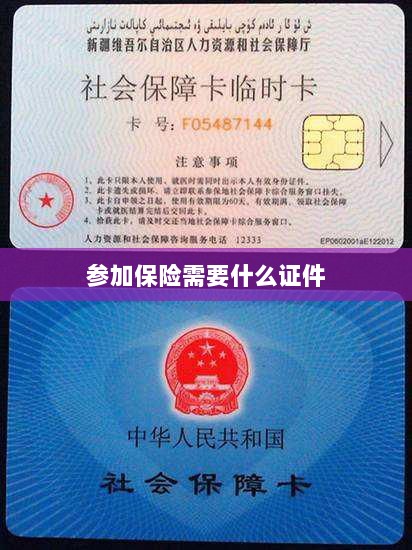 参加保险所需证件概览-图1 参加保险所需证件概览-图1