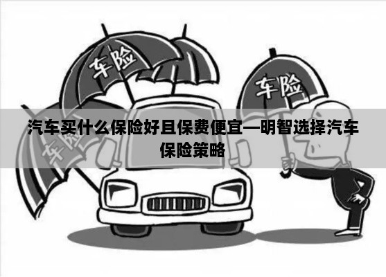 如何明智选择汽车保险策略,保障全面且保费实惠的保险推荐-图1 如何明智选择汽车保险策略,保障全面且保费实惠的保险推荐-图1