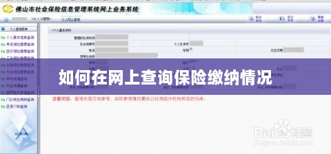 网上查询保险缴纳情况攻略-图1