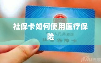 社保卡医疗保险使用指南-图1 社保卡医疗保险使用指南-图1