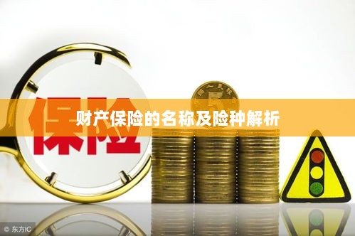 财产保险名称及险种深度解析-图1