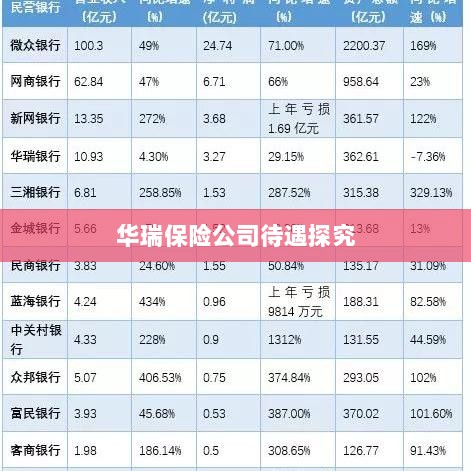 华瑞保险公司员工待遇深度解析-图1