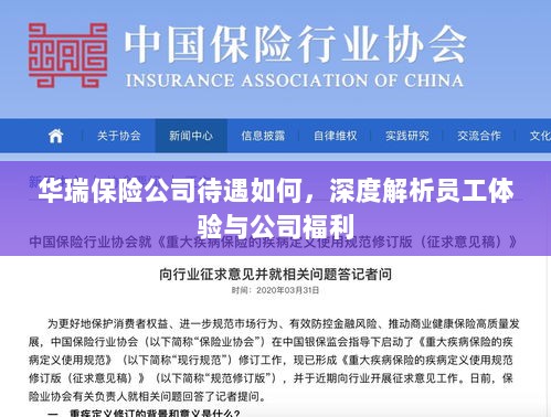 华瑞保险公司员工待遇与福利深度解析-图1 华瑞保险公司员工待遇与福利深度解析-图1