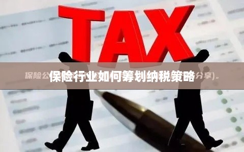 保险行业的纳税策略筹划之道-图1