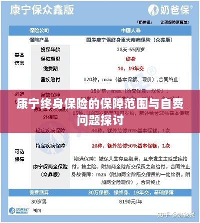 康宁终身保险保障范围及自费问题详解-图1 康宁终身保险保障范围及自费问题详解-图1