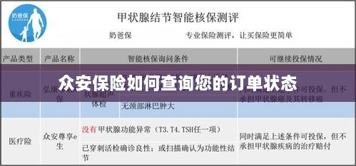 众安保险订单状态查询指南-图1 众安保险订单状态查询指南-图1