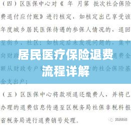居民医疗保险退费流程全面解析-图1 居民医疗保险退费流程全面解析-图1