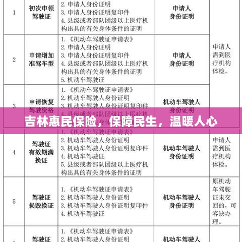 吉林惠民保险，守护民生，温情满人心-图1
