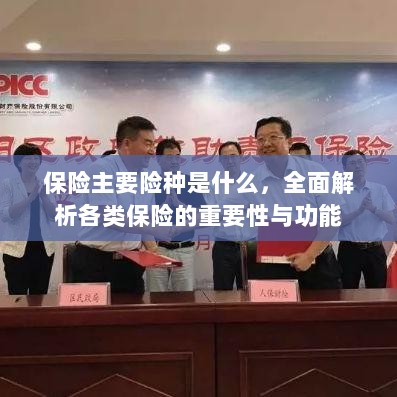 全面解析保险主要险种,各类保险的重要性与功能介绍-图1 全面解析保险主要险种,各类保险的重要性与功能介绍-图1