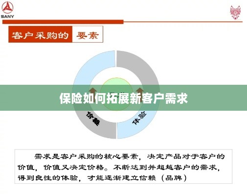 保险拓展新客户需求的策略与技巧-图1 保险拓展新客户需求的策略与技巧-图1