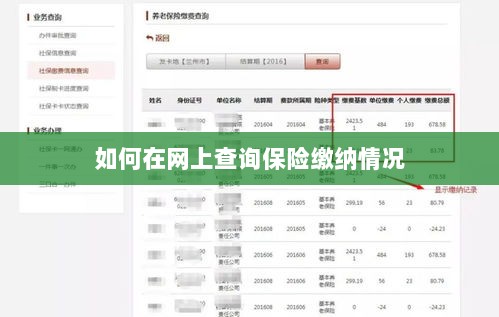 网上查询保险缴纳情况攻略-图1