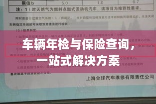 车辆年检与保险查询,一站式解决方案解析-图1 车辆年检与保险查询,一站式解决方案解析-图1