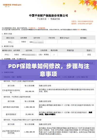 PDF保险单修改步骤及注意事项详解-图1 PDF保险单修改步骤及注意事项详解-图1