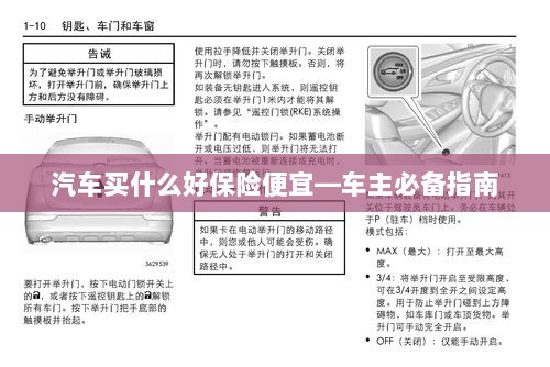 车主必备指南，如何购买高性价比的汽车保险-图1