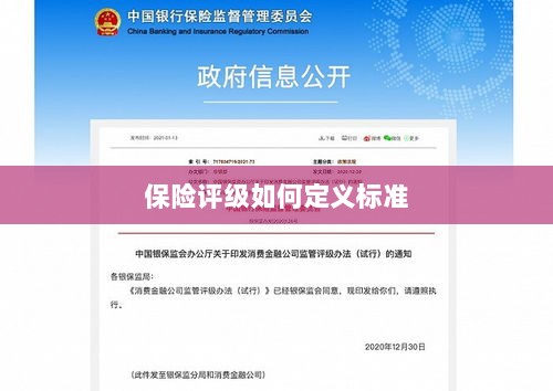 保险评级标准定义解析-图1 保险评级标准定义解析-图1