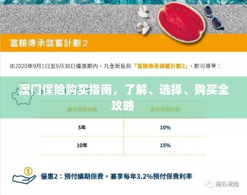 澳门保险购买全攻略，了解、选择与购买指南-图1