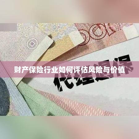 财产保险行业风险评估与价值评估方法解析-图1