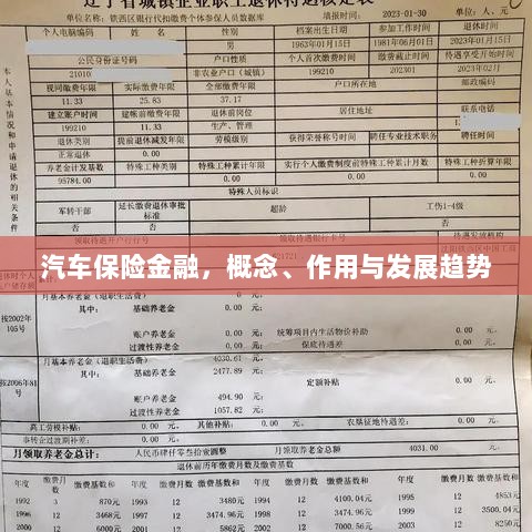 汽车保险金融,概念、功能及未来发展趋势-图1 汽车保险金融,概念、功能及未来发展趋势-图1