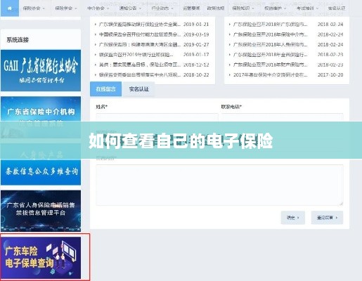 如何查看个人电子保险保单详情-图1 如何查看个人电子保险保单详情-图1