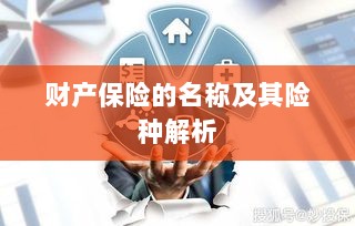 财产保险名称及险种深度解析-图1 财产保险名称及险种深度解析-图1