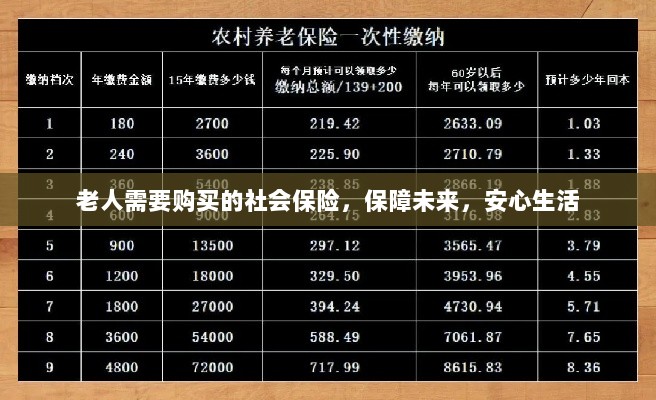 老人社会保险,保障未来,安心生活-图1 老人社会保险,保障未来,安心生活-图1