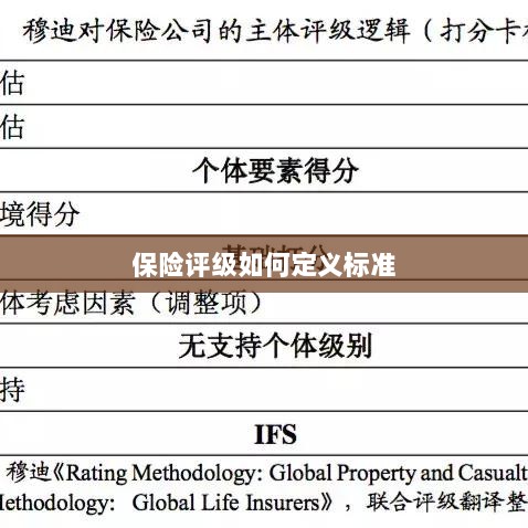保险评级标准定义解析-图1 保险评级标准定义解析-图1
