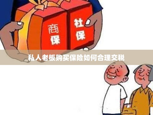 私人老板购买保险的合理税务规划之道-图1 私人老板购买保险的合理税务规划之道-图1