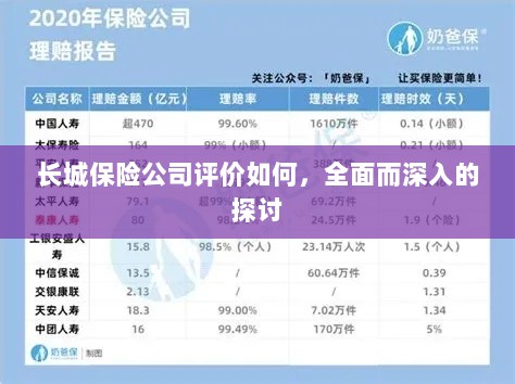 长城保险公司评价深度解析,全面探讨其表现与优势-图1 长城保险公司评价深度解析,全面探讨其表现与优势-图1