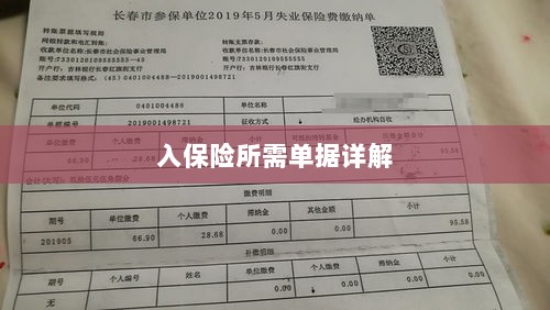 入保险必备单据解析-图1 入保险必备单据解析-图1