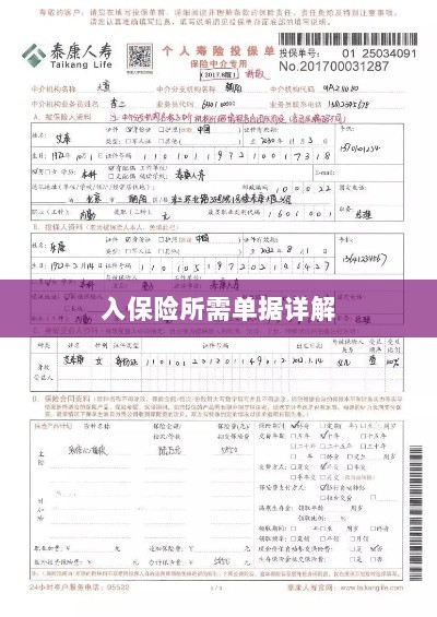 入保险必备单据解析-图1 入保险必备单据解析-图1