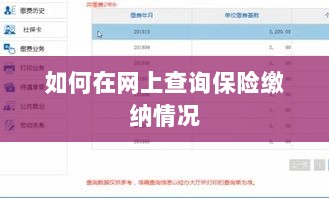网上查询保险缴纳情况攻略-图1 网上查询保险缴纳情况攻略-图1