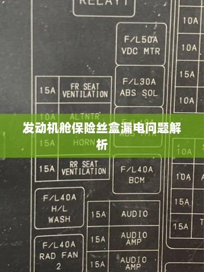 发动机舱保险丝盒漏电问题深度解析-图1 发动机舱保险丝盒漏电问题深度解析-图1