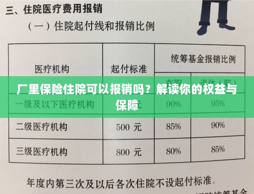 厂里保险住院报销详解，权益与保障解读-图1