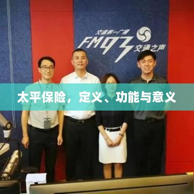 太平保险,定义、功能及其重要意义-图1 太平保险,定义、功能及其重要意义-图1