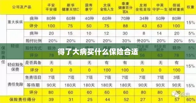 大病保险选择指南,如何选购合适的保险?-图1 大病保险选择指南,如何选购合适的保险?-图1