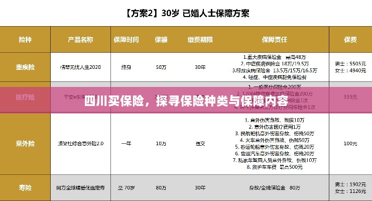 四川保险探秘，种类与保障内容全解析-图1