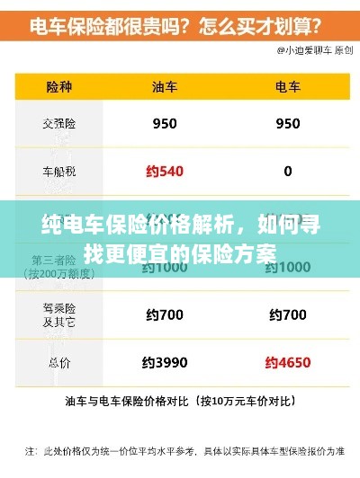 纯电车保险价格解析，如何获取更经济的保险方案？-图1
