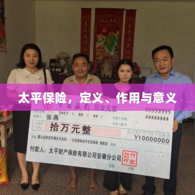 太平保险,定义、功能及其重要性-图1 太平保险,定义、功能及其重要性-图1