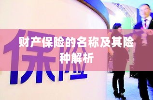 财产保险名称及险种深度解析-图1 财产保险名称及险种深度解析-图1