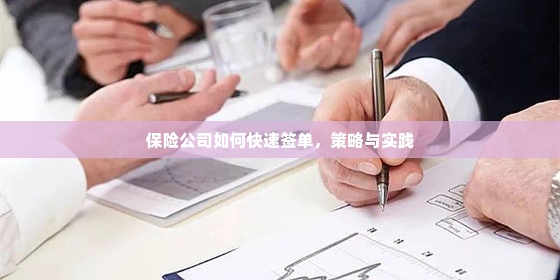 保险公司快速签单策略与实践指南-图1