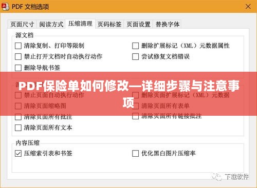 PDF保险单修改指南，步骤详解及注意事项-图1